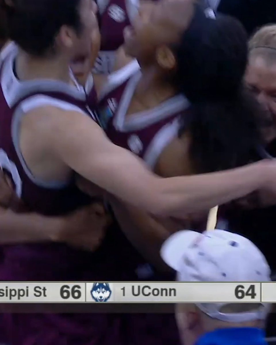"ONE OF THE GREAT UPSETS IN HISTORY!" Six years ago, Mississippi State Women's Basketball stunned UConn in the Final Four 😤
