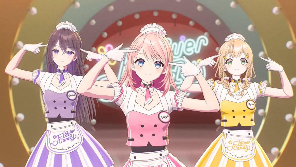 【NEWS】 『うたの☆プリンセスさまっ♪ BACK to the IDOL』スクープその１！ スイートフラワーフェアリー「Flower Candy」のキュートな魅力が詰まったPVはこちらから！ #バクプリ #フラキャン