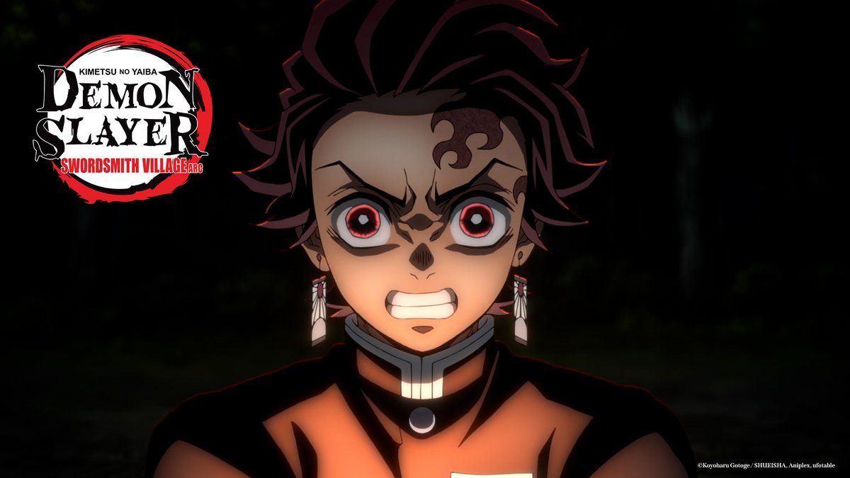 WIELD YOUR BLADE AGAINST THE DEMONS DRAWING NEAR ⚔️ Demon Slayer: Kimetsu no Yaiba Swordsmith Village Arc starts streaming on Crunchyroll starting April 9th!