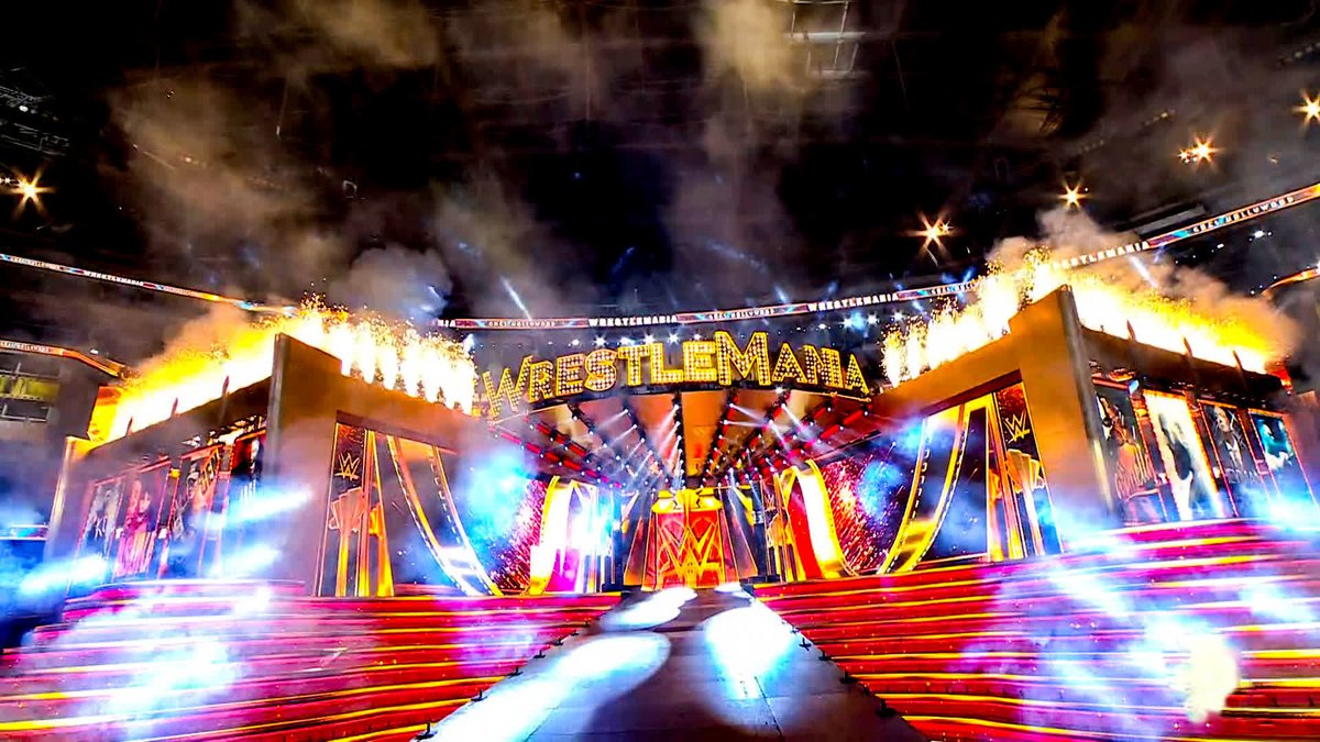 🤩 IT'S TIME! 🤩 Leticia Bufoni, Monica Torres &amp; bri king help reveal the #WrestleMania Goes Hollywood set from SoFi Stadium. Presented by #WWE2K23. #WWE2K26