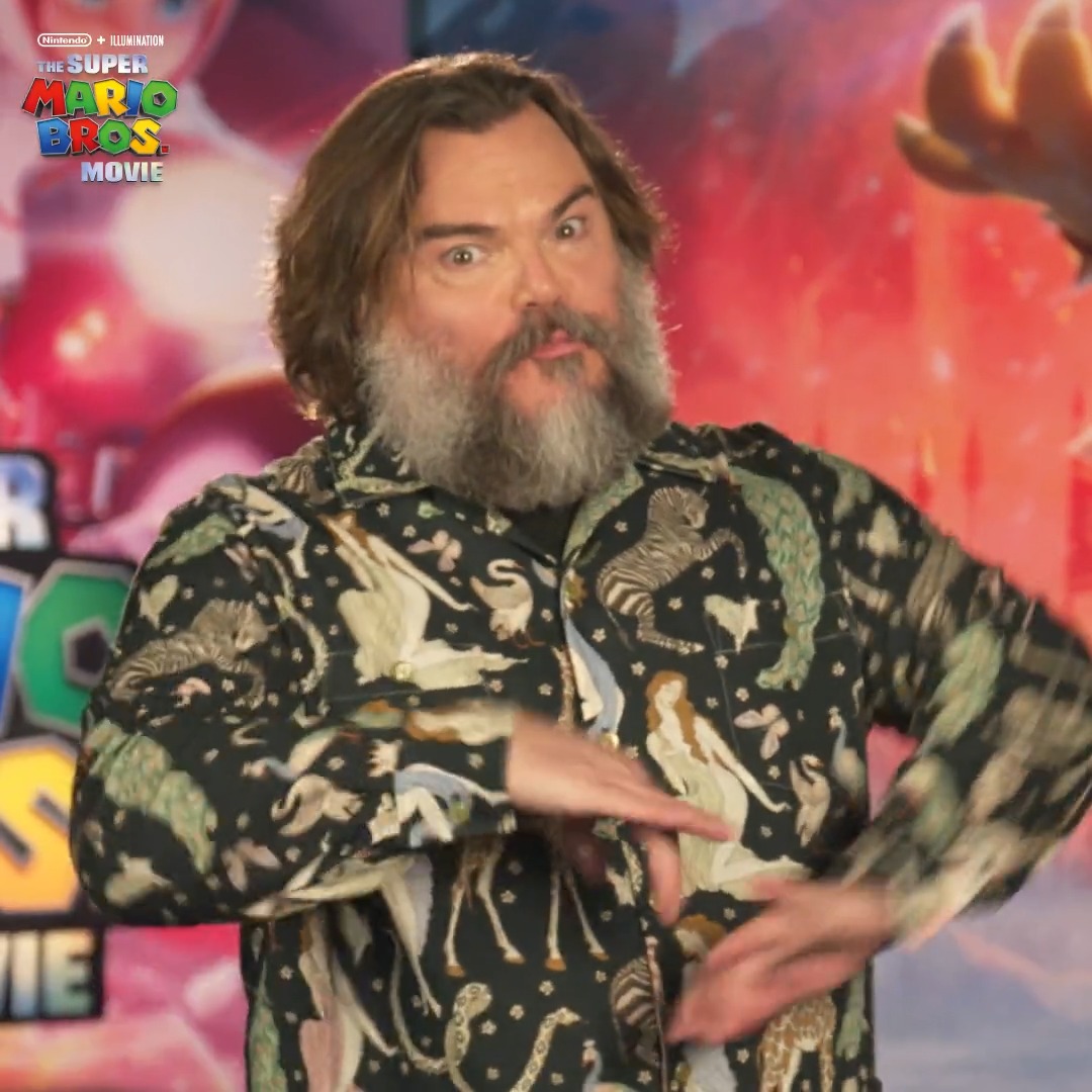 Prepare to 🤘 @JackBlack #SuperMarioMovie