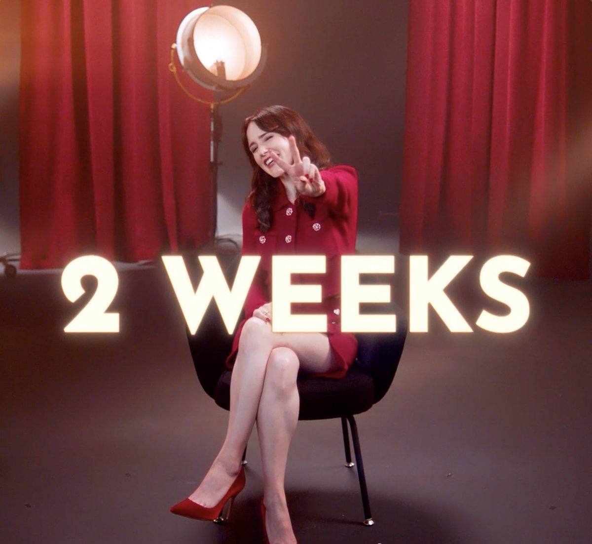 Two weeks 'til showtime, folks. Catch the final season of The Marvelous #MrsMaisel April 14 on @primevideo.