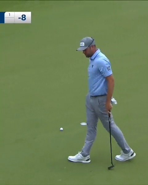 3 putts from 4 feet. Corey Conners drops to 6-under after the double bogey but still co-leads Valero Texas Open.