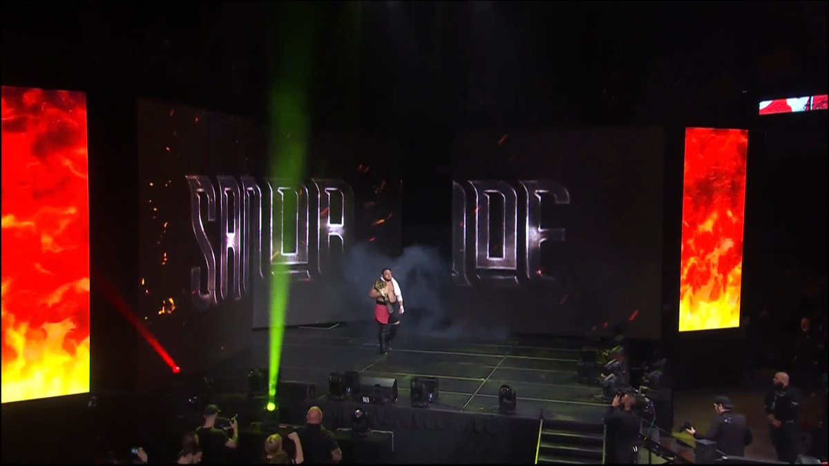 The #ROH World Television Champion Samoa Joe has arrived at #ROHSupercardOfHonor! Order #ROHSuperCard LIVE on PPV right NOW! 🔗: