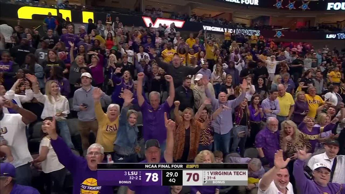 LSU IS HEADING TO THE NATIONAL CHAMPIONSHIP GAME FOR THE FIRST TIME IN PROGRAM HISTORY #WFinalFour x LSU Women's Basketball