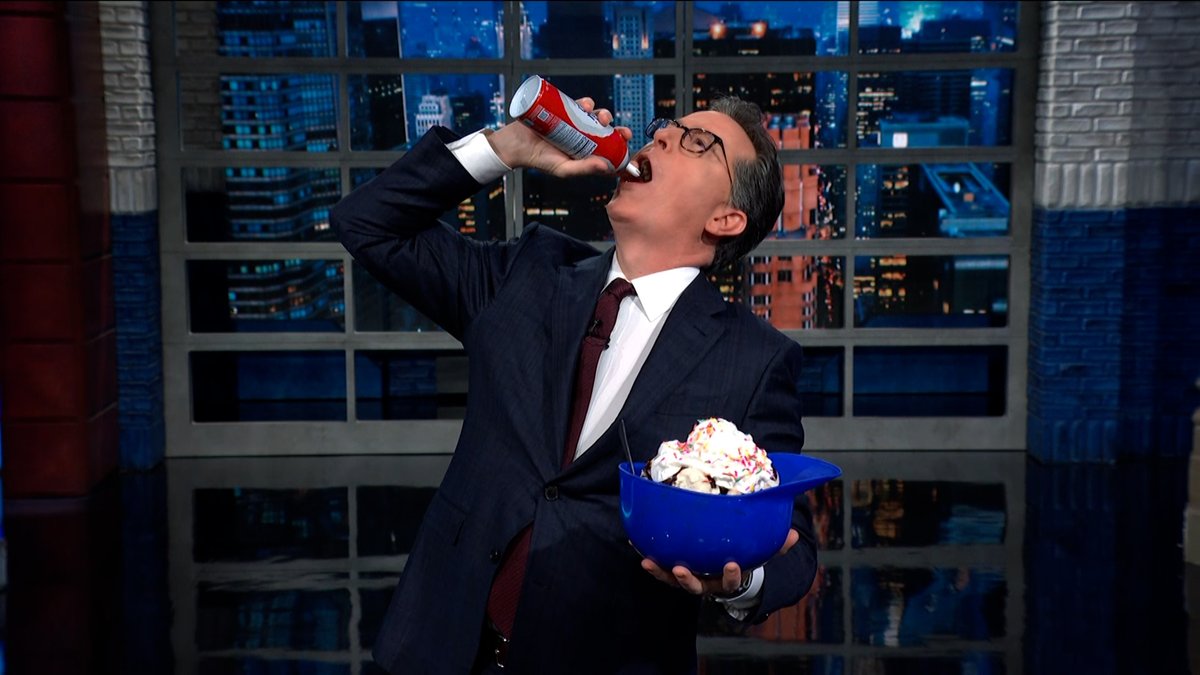 The reaction of the Colbert audience is so joyous. Listen as they hear Trump was finally indicted. It brought tears to my eyes. Alvin Bragg, a grateful world thanks you.