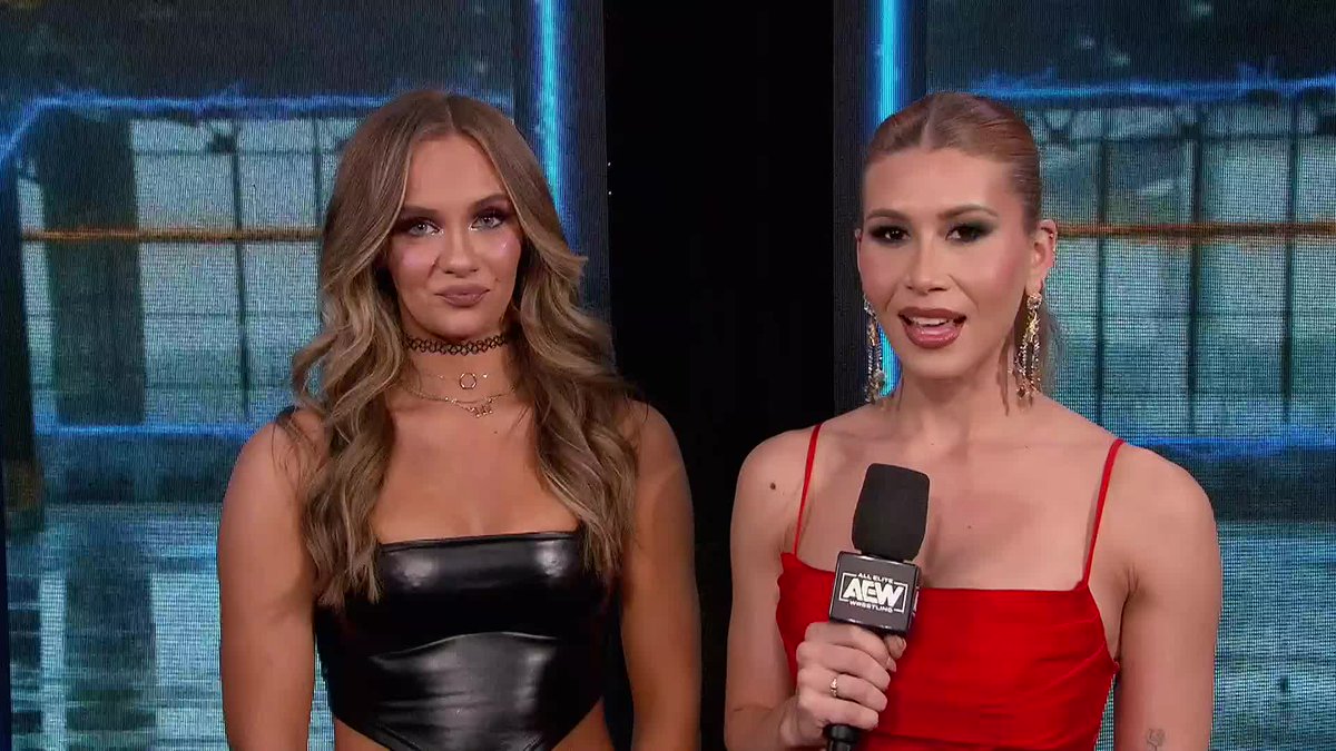 .Anna Jay is ready to take out #HouseOfBlack's julia hart! #AEWRampage is on TNT!