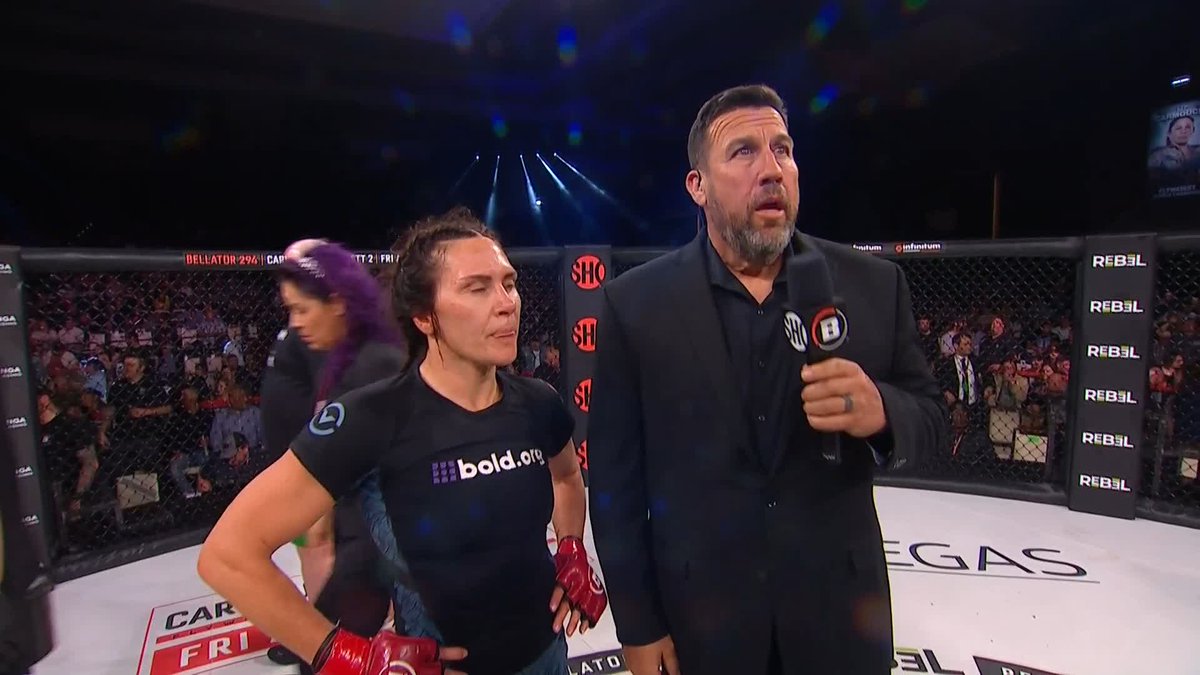 🗣 "I want to be champion!" Alpha Cat Zingano wants a shot at the featherweight title NEXT. #Bellator293 | Watch LIVE on @SHOsports