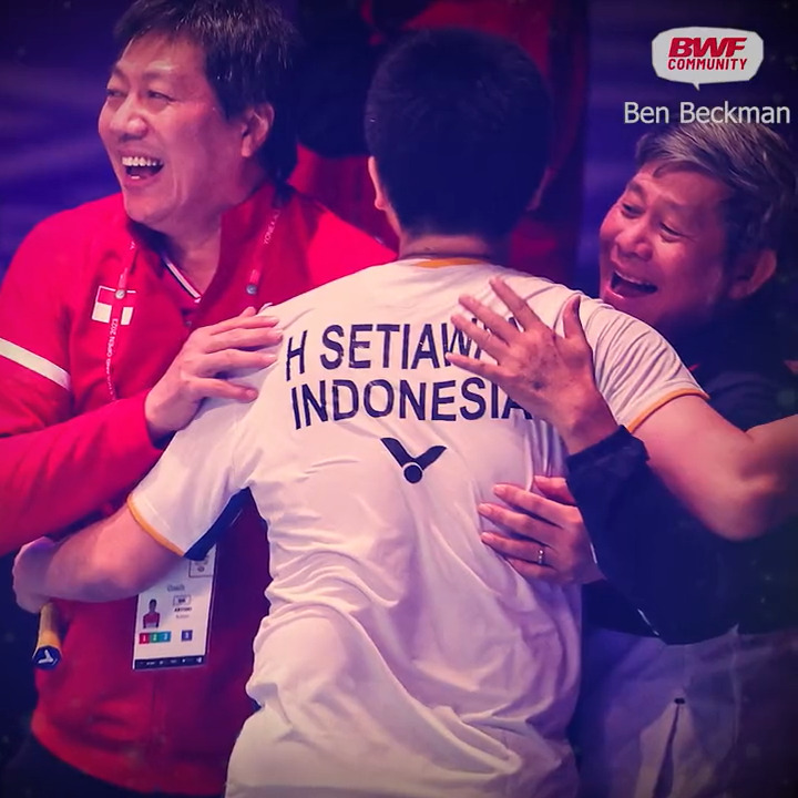 The Daddies 🇮🇩 do not stop giving. They are a gift to the #badminton world. ❤️❤️