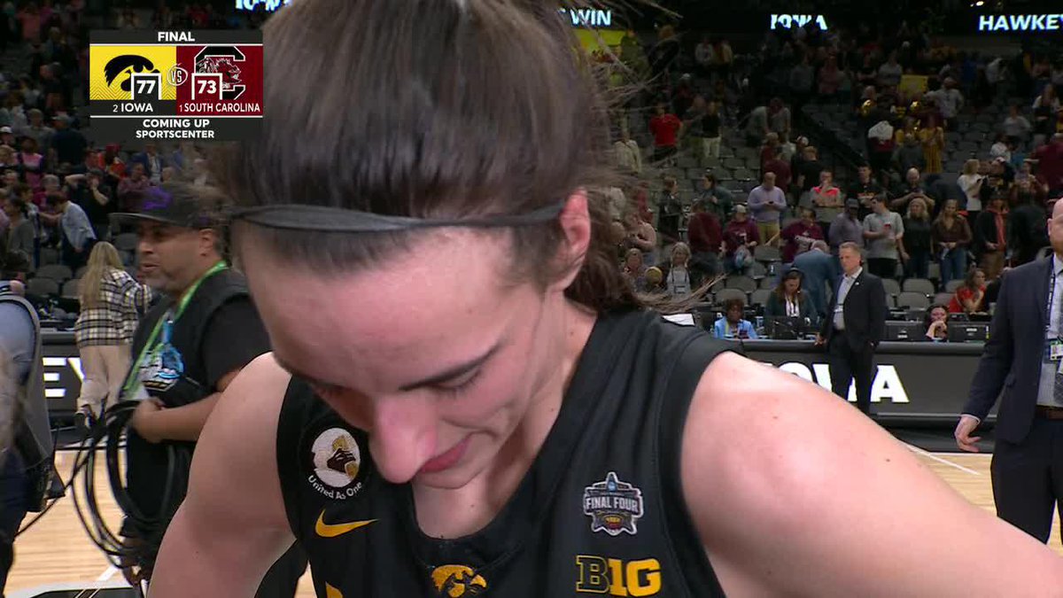 "I have all the confidence in the world in this group, and they believe right back in me." —Caitlin Clark after a historic performance in the #WFinalFour