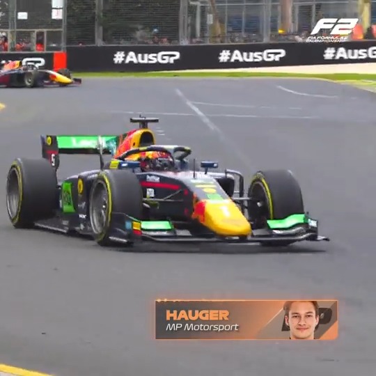 We have our very first F2 winner in Australia... and it's Dennis Hauger Official! 🙌 #AusGP #F2 MP Motorsport