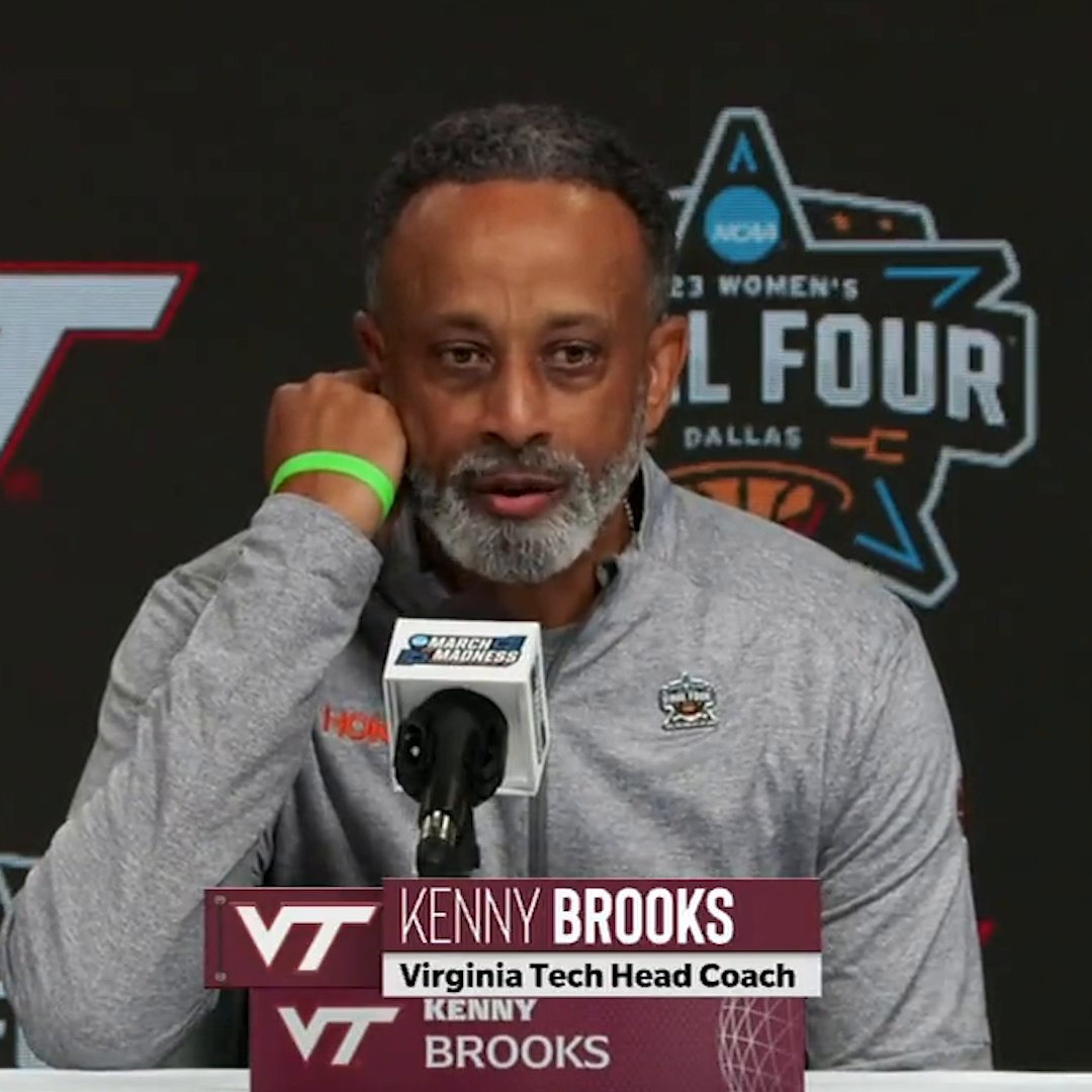 “I’m the proudest coach in the country ... The fact that they love me as much as they do, that’s all that matters.” This is a team and a season Virginia Tech Women's Basketball fans will never forget 🧡 Kenny Brooks