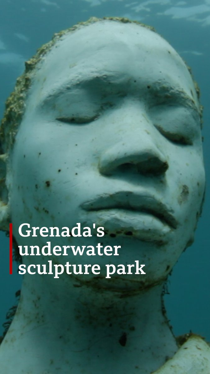 In 2004, Jason deCaires Taylor started building the world's first underwater gallery. He wanted to attract divers away from Grenada's fragile coral reefs, so he submerged life-sized, human models in the Caribbean 🐠🐙🦀 🌊 🎧