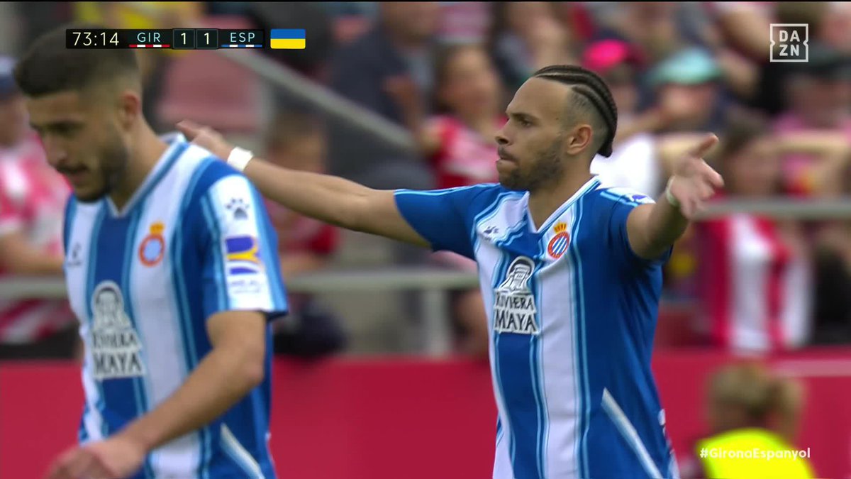 ¡ESTE GOL ES VIDA PARA EL RCD Espanyol de Barcelona! 💥 ¡Braithwaite empata en Montilivi! #LaLigaEnDAZN ⚽