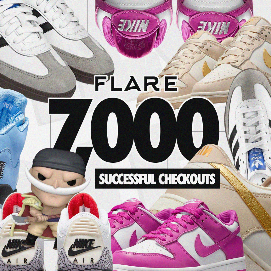 We cook em' all, no dry times for Flare. 👑 — 7000+ Checkouts in the past weeks 💥🔑 Mesh cooked. Adidas cooked. Funko cooked. Courir cooked. Shopify cooked. 45+ more sites cooked. 😎 LIKE &amp; RETWEET FOR 12 MONTHS KEY 📷