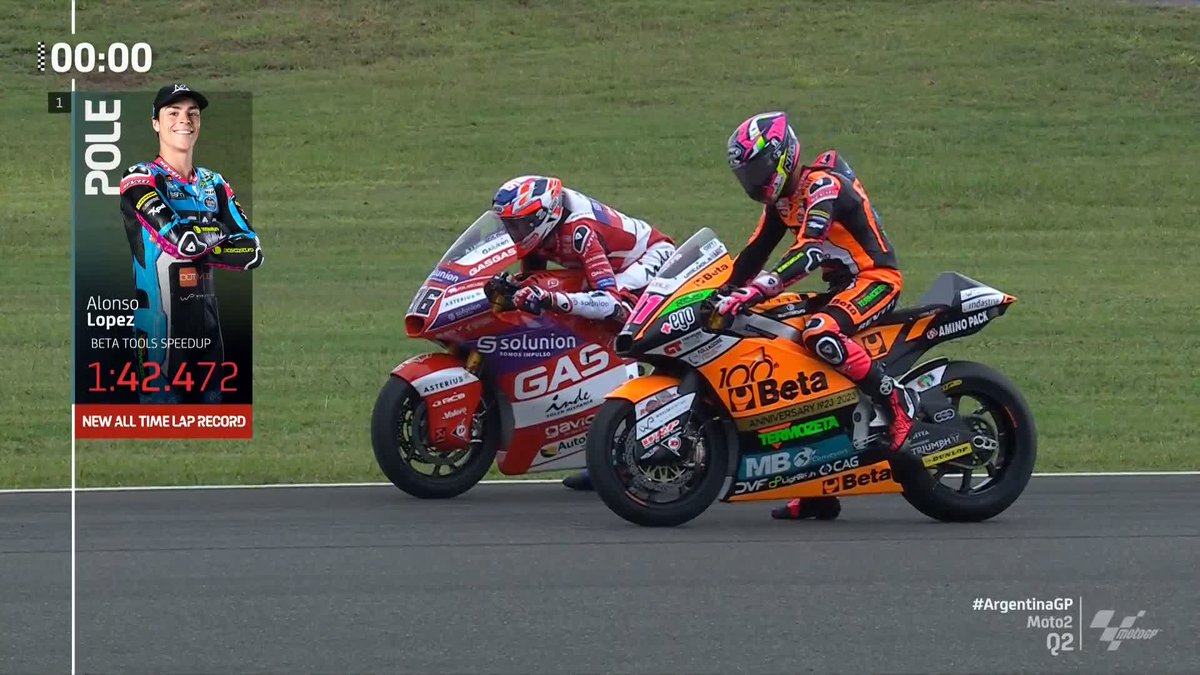 PURE MAGIC! The Alonshow has just started! 🧙‍♂️ Alonso Lopez takes POLE at Termas 🔥⚡️ #ArgentinaGP 🇦🇷