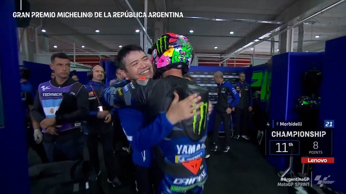 THAT is the Franco Morbidelli we know! 🙌 Let's keep it going, Franky! ❤️ #ArgentinaGP 🇦🇷