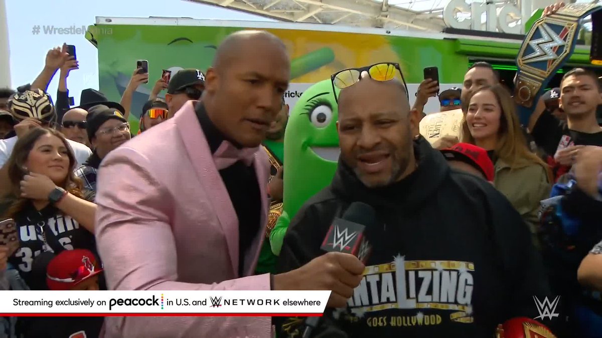 This guy is the BEST! #WrestleMania