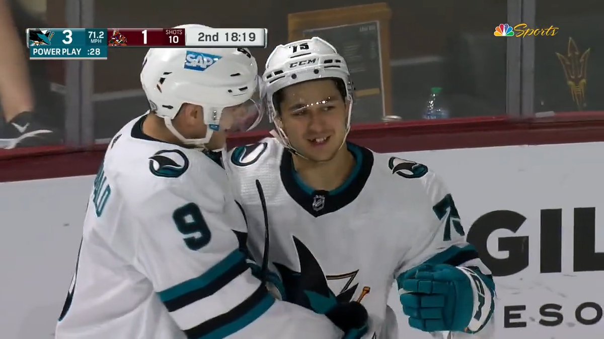 Weโre gushing over Gushchin's first @nhl goal ๐
