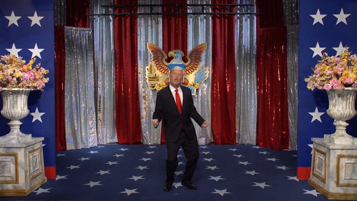 And now, a message from former President Trump