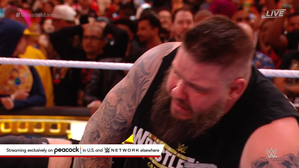 That was INSANE!!! #WrestleMania