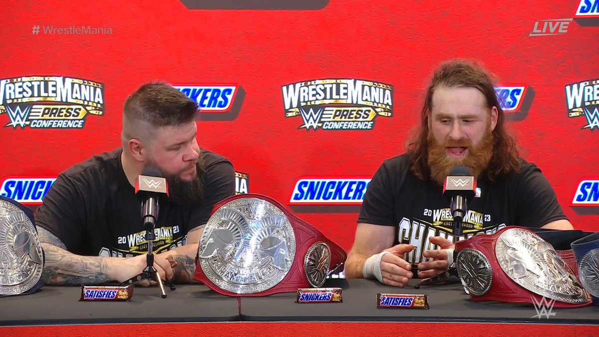 What a year it has been for Sami Zayn! #WrestleMania