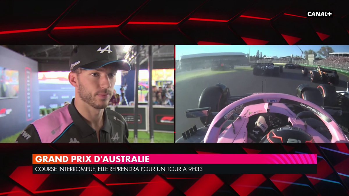 La frustration de Pierre Gasly après son accrochage avec Esteban Ocon 😤 #AusGP #F1
