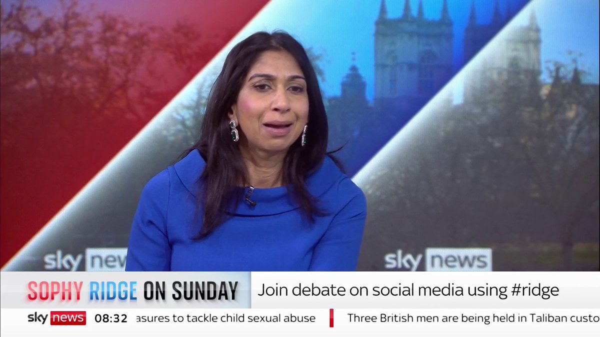 "It's not fair to say this is an adverse effect of Brexit." Home Secretary Suella Braverman says leaving the EU is not to blame for queues at Dover despite warnings from the port's chief executive. #Ridge 📺 Sky 501, Freeview 233 and YouTube