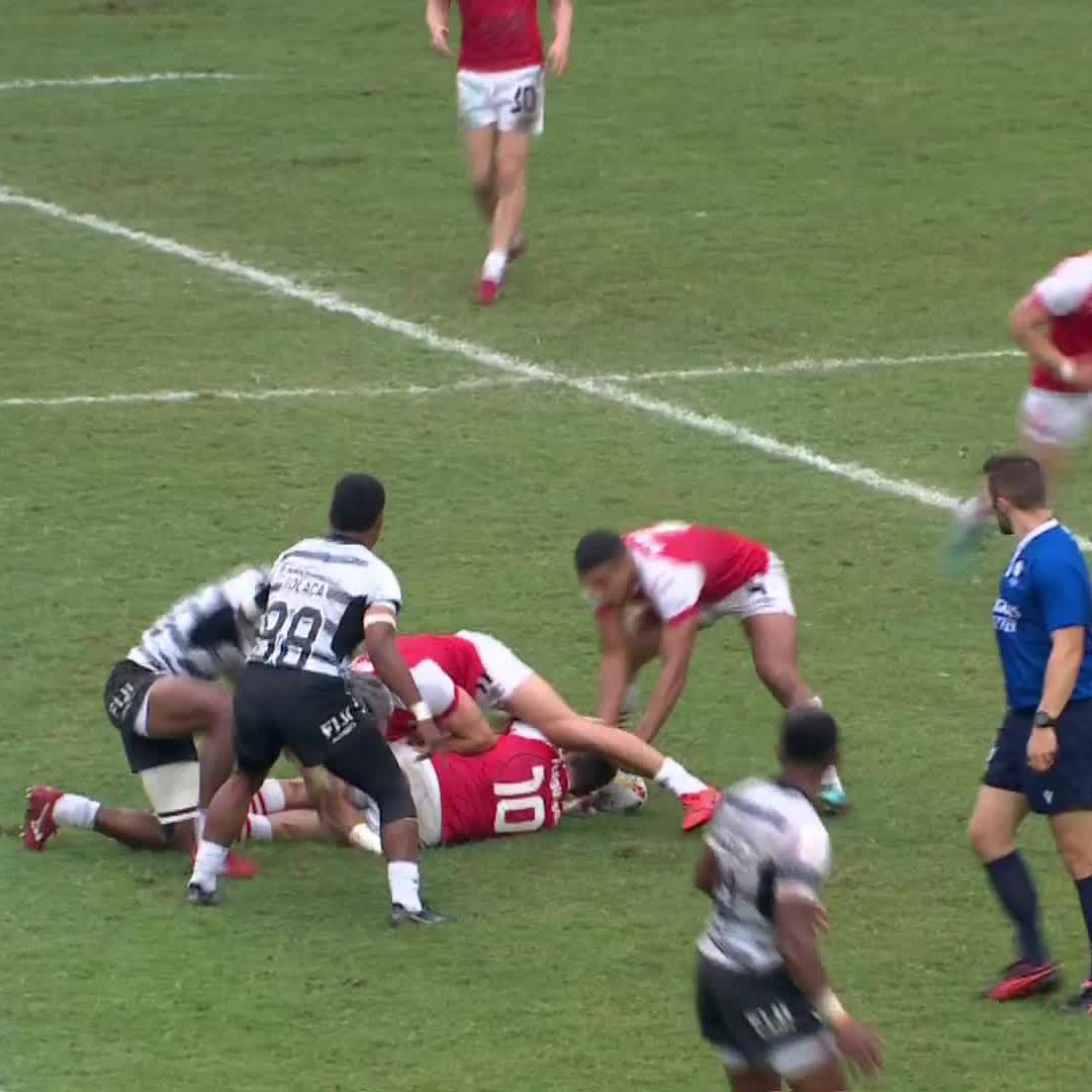 "What a score that is!" 🔥 Tom Williams pulls out the speed boast for GB Rugby Sevens! #HSBC7s | #HK7s