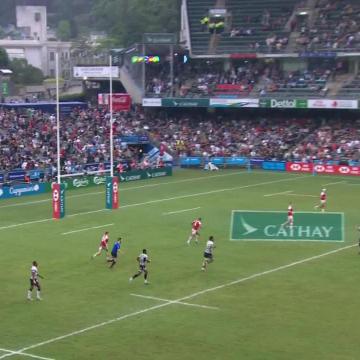 As close as it gets!📏 Fiji advance to the final in the most dramatic style!😰 #HK7s | #HSBC7s