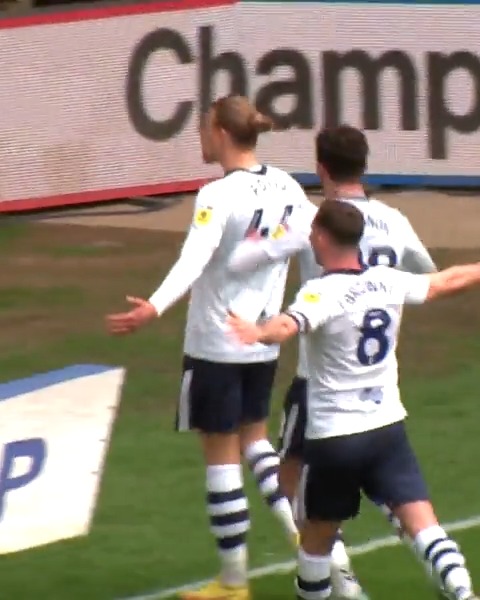 Brad Potts does not do tap-ins. 🚀 #pnefc
