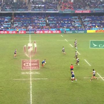What a finish for the bronze-winning try GB Rugby Sevens ! 🤩 #HK7s | #HSBC7s