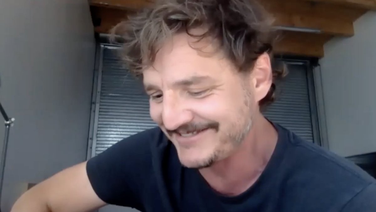 this man breaking character is the gift that will keep on giving until there's no one left on earth. happy birthday, pedro pascal. 😘
