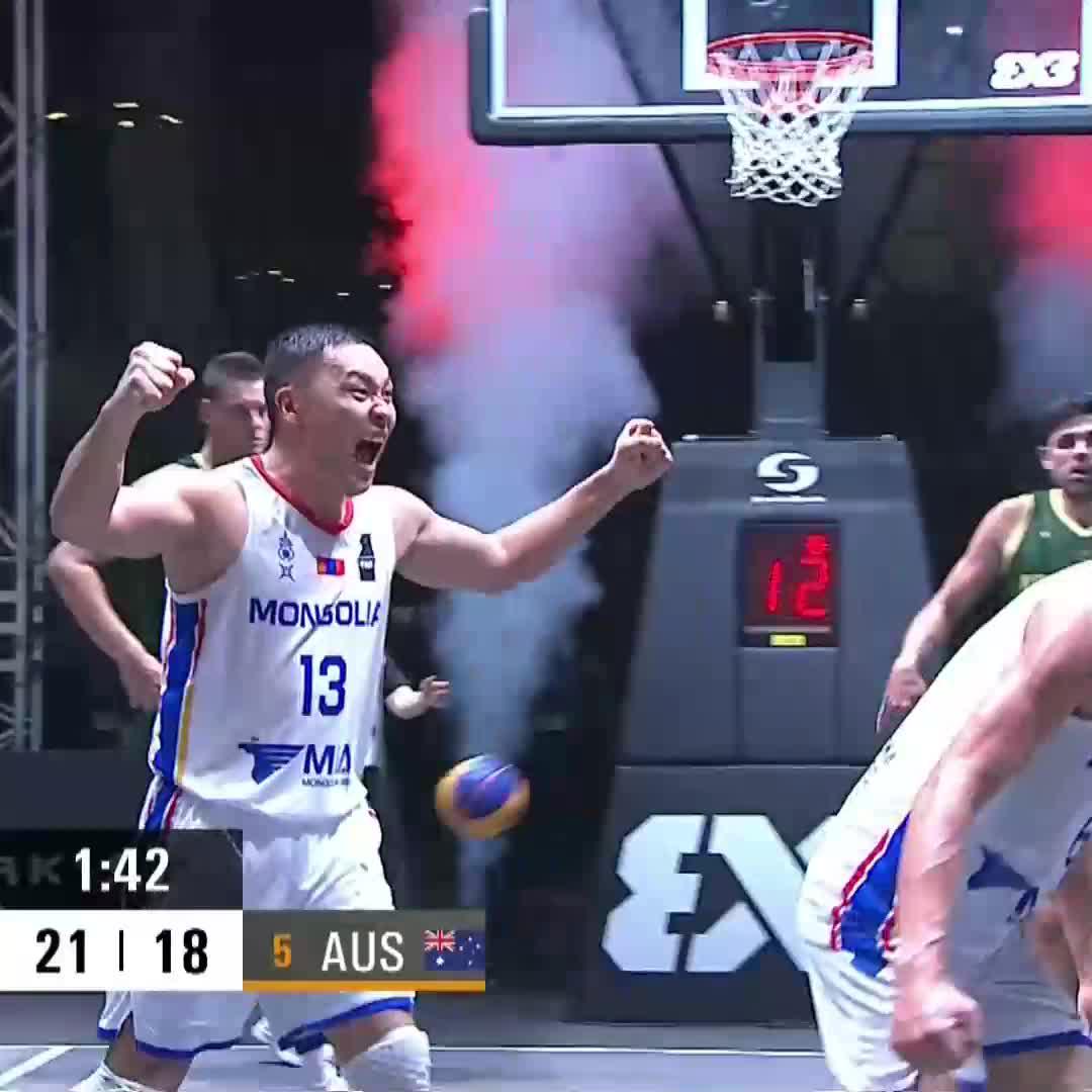 Mongolia 🇲🇳 makes HISTORY defeating Australia 🇦🇺 to win the #3x3Asia Cup 2023 🏆! Watch the highlights 👇 | 3x3 🏀 Mongolia