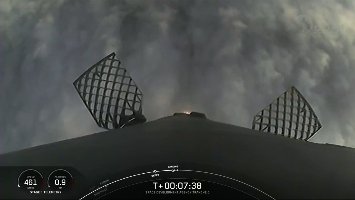 Falcon 9’s first stage has landed on Landing Zone 4