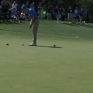 Brady Shaw holes BOTH putts from 30 and 15 feet out on the 18th green at Augusta! 🔥 📺: #DriveChipandPutt on Golf Channel and Peacock