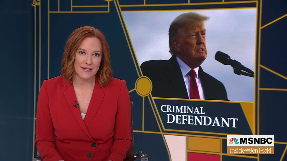 “Here's the bottom line: this is an example of our judicial system working like it should work, and how it works in democracies across the globe.” Watch Jen Psaki on the historic indictment of Donald Trump.