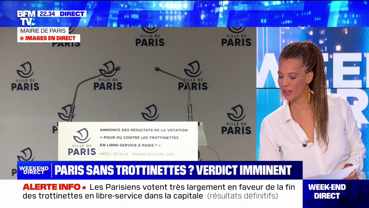 🔴 Près de 90% des Parisiens votent contre le maintien des trottinettes en libre-service dans les rues de la capitale