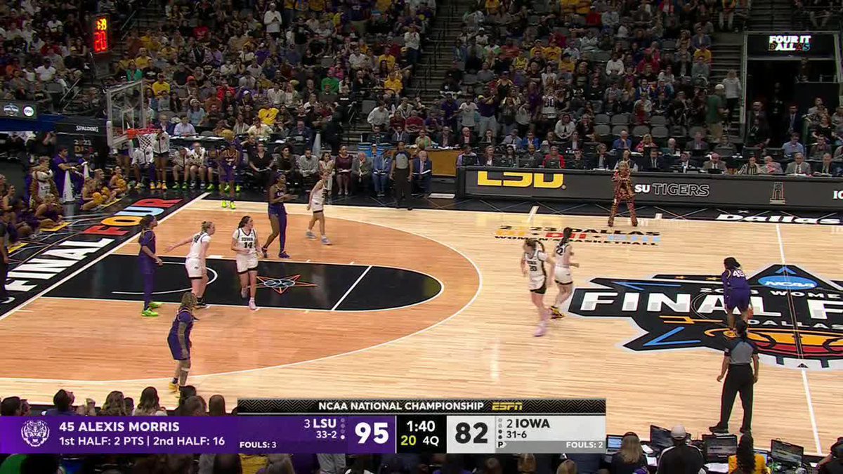 KIM MULKEY ON THE COURT 😭 #NationalChampionship