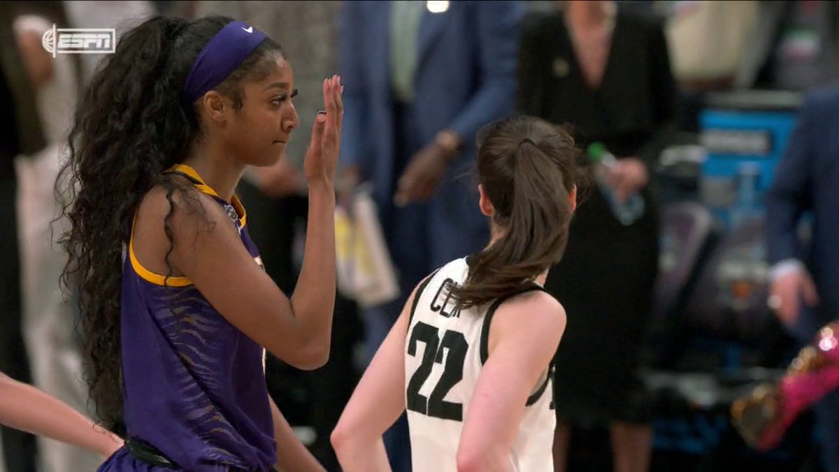 ANGEL REESE HIT CAITLIN CLARK WITH THE "YOU CAN'T SEE ME" 👀