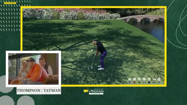 The epic finish to the Road to the Masters Invitational in EA SPORTS PGA TOUR starts now! Find out who will win ๐ ๐ดLIVE now at Augusta โก๏ธ #ad