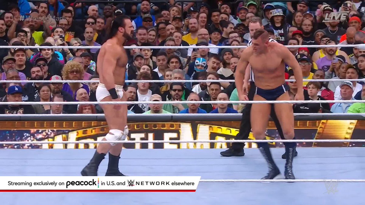 These #WrestleMania CHOPS are absolutely brutal! 😲😲😲