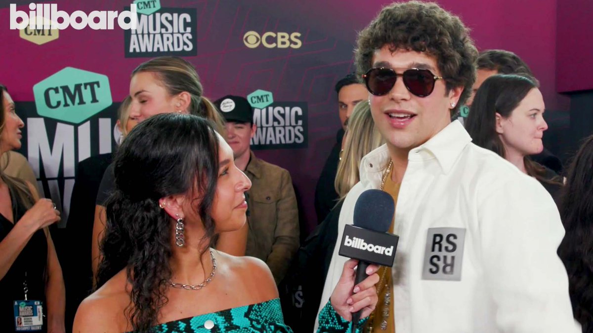 .Austin Mahone chats with Billboard's Lyndsey Havens about reconnecting with his country roots, loving Shania Twain 💎💎💎 and more at the 2023 #CMTAwards.