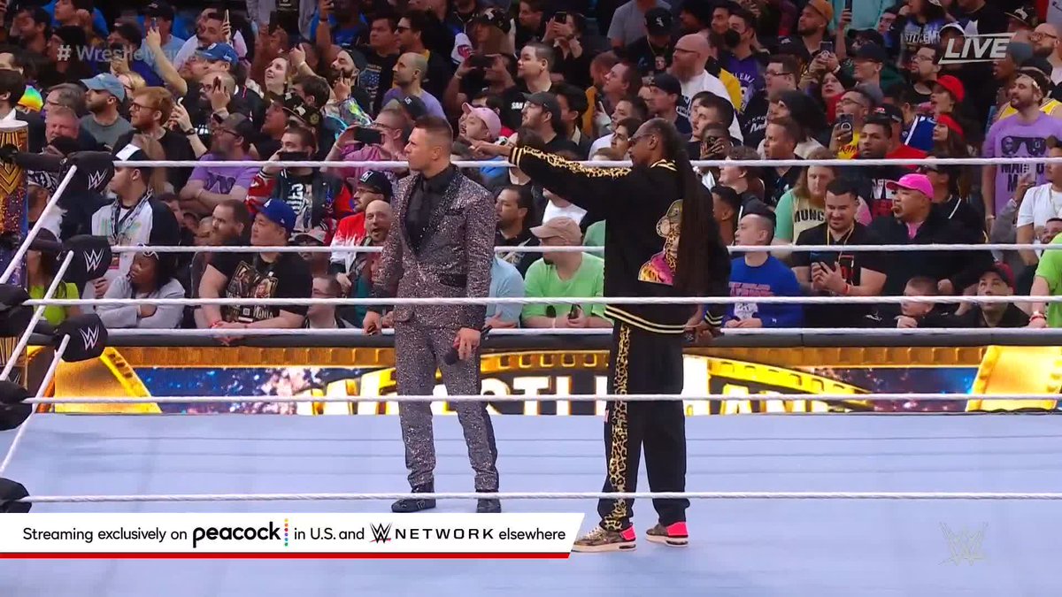 SHANE O'MAC IS BACK!!! Snoop Dogg introduces Shane McMahon at #WrestleMania!
