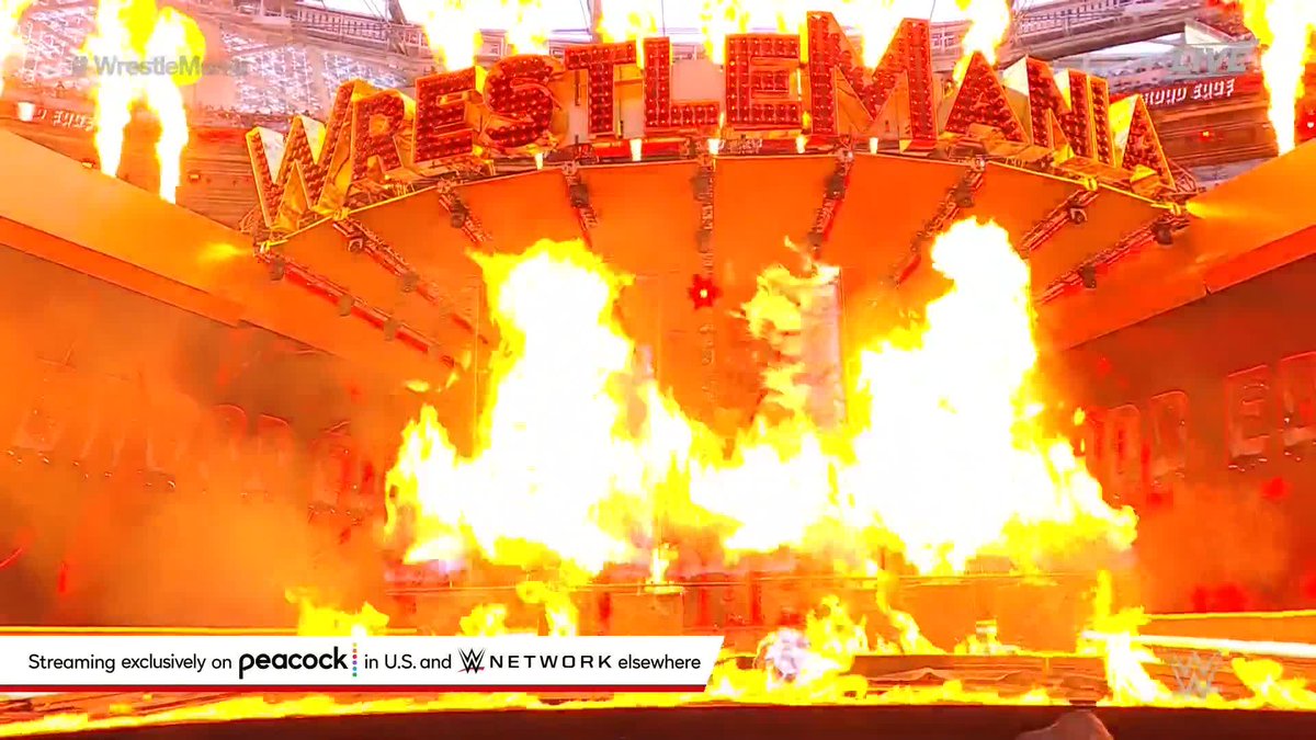 Accompanied by the sounds of Slayer, Yeti Imp has arrived at #WrestleMania!