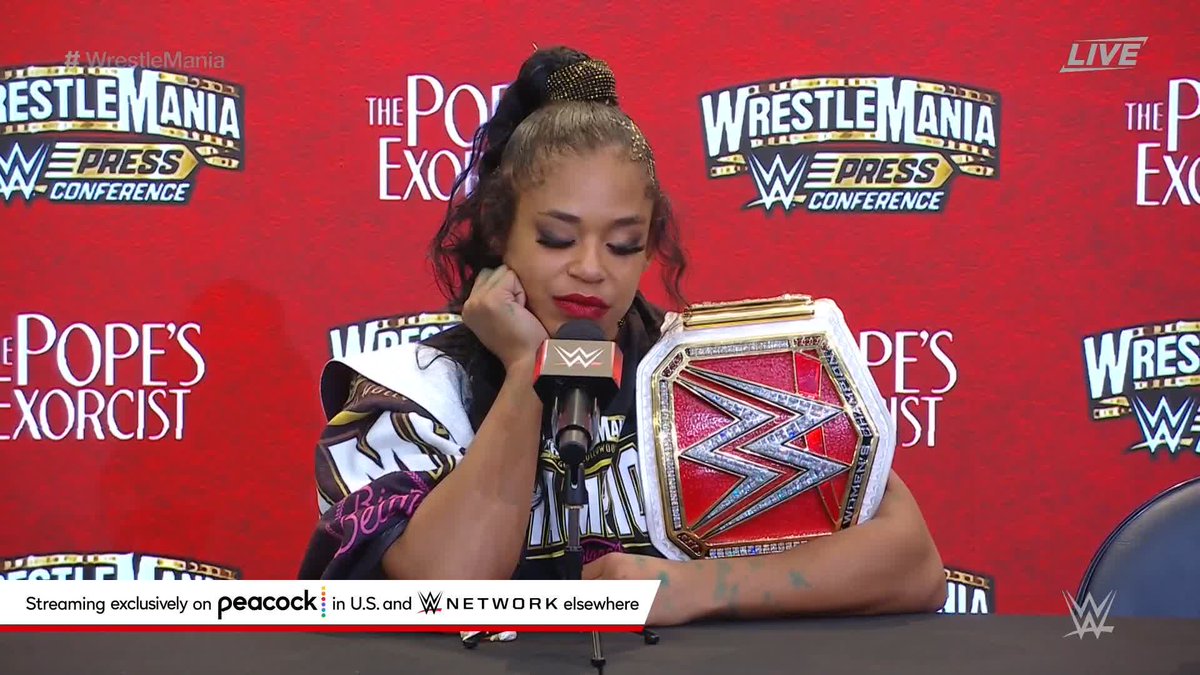 #WWERaw Women's Champion Bianca Belair reflects on the journey to a three-peat at #WrestleMania.