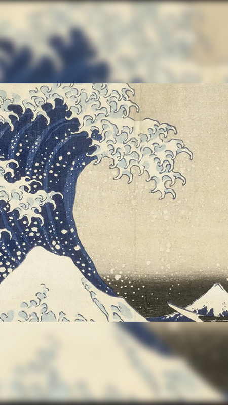 L'artiste japonais Hokusai vous a très certainement laissé un souvenir vague 🌊