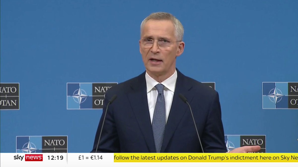 Finland will officially become a member of NATO on Tuesday, NATO's secretary general, Jens Stoltenberg confirmed. "It is not for Moscow to decide who is going to be a member of NATO or not", Jens Stoltenberg added 📺 Sky 501, Virgin 602 and YouTube