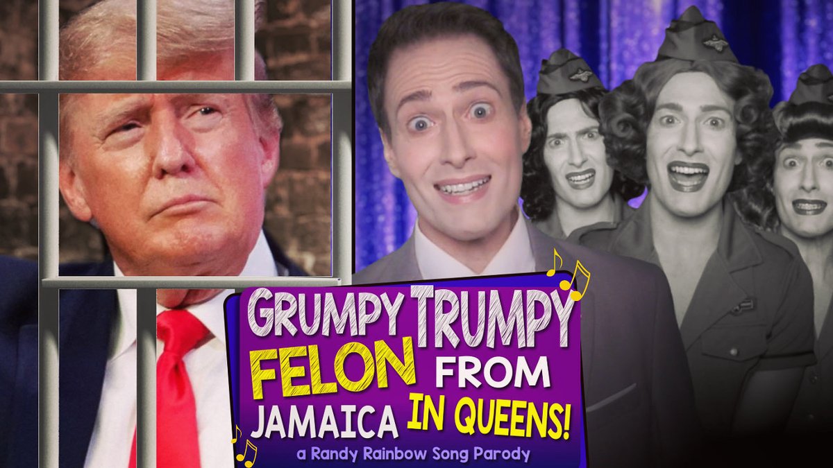 Happy Arraignment Week, Donald! I wrote you a new campaign song for the occasion. 🎶 👮🏻‍♀️💋 #GrumpyTrumpyFelon #NewVideo #TrumpIndictment #Parody