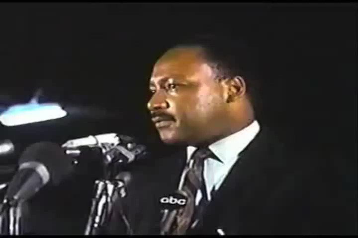 Today is the 55th anniversary of Dr. Martin Luther King, Jr.’s final sermon, which he delivered in Memphis in support of striking sanitation workers. “Somewhere I read that the greatness of America is the right to protest for right.”